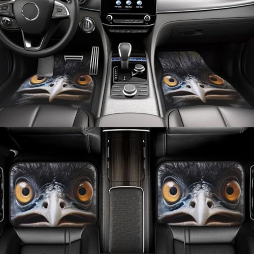 Tapis de sol de voiture imperméables avec talonnette Emu pour une protection absolue