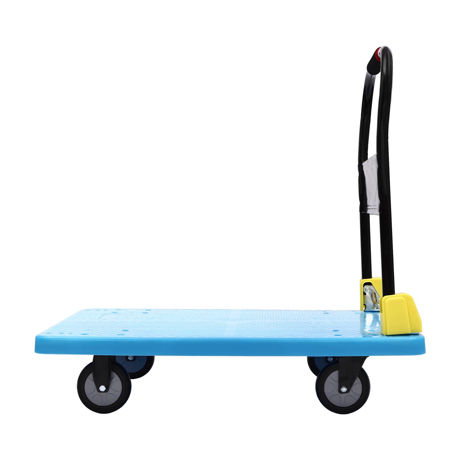 Carrello da trasporto pieghevole Carrello con piattaforma da 400 kg ausilio al trasporto con ruote carrello portapacchi per carichi pesanti carrello pieghevole
