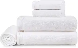 Karsten Jogo de Banho Imperial Branco 100% Algodão 5 peças