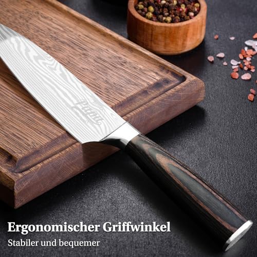INOMO Papa Geschenk, Küchenmesser Geschenke für Papa, Kochmesser Geburtstagsgeschenk für Männer, Chefmesser Fleischmesser, Männergeschenke für Geburtstag, Geschenk für Ihn 5