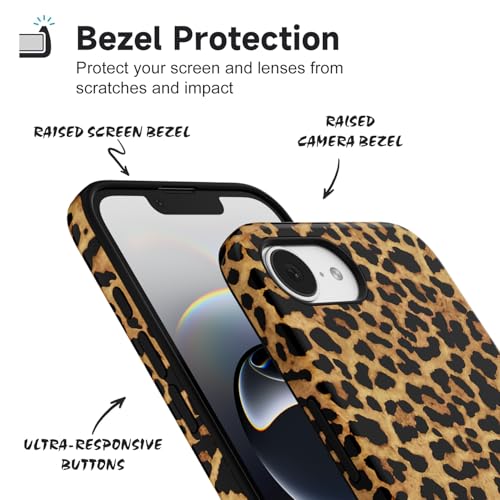 Coque iPhone 16e guépard idéale pour un style automnal chic