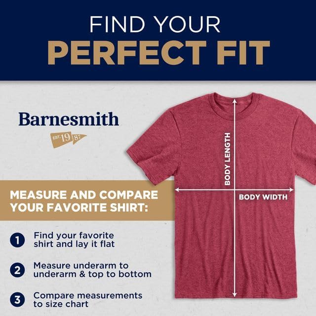 Barnesmith NCAA Unisex Short-Sleeve Ring Spun T-Shirt, Premium Lightweight Cotton, Laude Design, Woven Sleeve Team Logo - Image 6