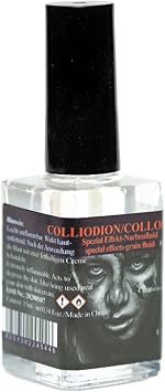 Liquid Scar Makeup - 15ml Halloween Rigid Collodion Scars Liquid Beauty with Brush,Skin Effects Makeups - for Face Skin Body Costume Cosplay Halloween Photography Party Performance Role Play