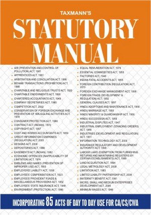 Buy Statutory Manual (2 Volumes Set) Book Online at Low Prices in India ...