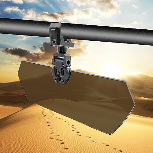 UTV Sun Visor, 1.5”-2” Roll Bar Cage Work with Windshield Fit for UTV Polaris RZR Ranger Can Am Kawasaki