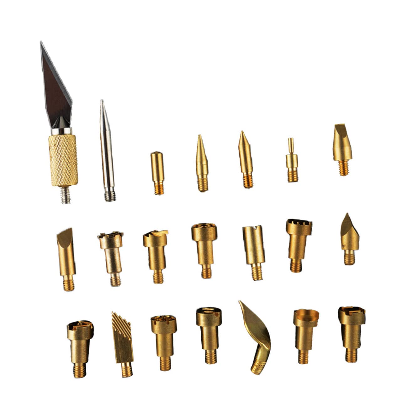 EXCEART Tallar Madera 66 Piezas Desoldador Estaño Punta De Soldadura Puntas De Soldador De Cobre Juego De Soldador Suite Puntas Soldador Estaño