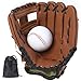 LeapBeast Rękawice baseballowe, do softballa, z piłką, dla dorosłych, do baseballa, do treningu, na zawody, trwałe, dla dzieci i dorosłych (brązowe B, 35 cm)