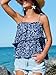 CUPSHE Womens Top Square Neck Sleeveless Flutter Shirt Relaxed Blouse Casual Beach Loose M Blue