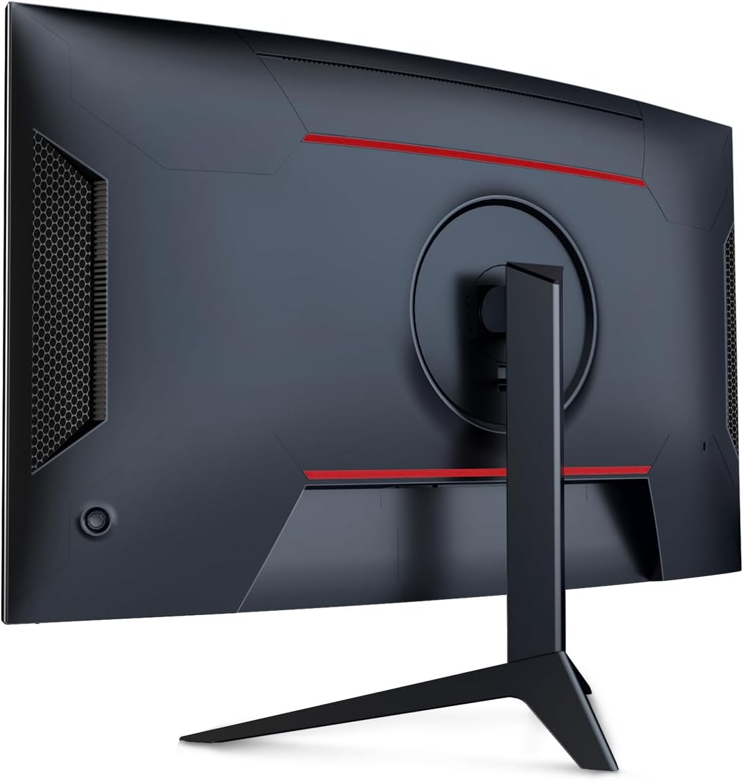 LC-Power 32 Pollici Curvo Monitor QHD 2560x1440, 165Hz, VA, 120% SRGB, 1ms, AMD FreeSync, Overdrive, Low Blue, GamePlus, HDR Ready, Flicker-Free, VESA LC-Power 32 Pollici Curvo Monitor QHD 2560x1440, 165Hz, VA, 120% SRGB, 1ms, AMD FreeSync, Overdrive, Low Blue, GamePlus, HDR Ready, Flicker-Free, VESA