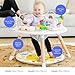 Move2Play 4-in-1 Baby Activity Center | Montessori-Inspired Design | 8 Interactive Toys | Tummy Time, Exersaucer & Toddler Table | Shower Gift | Essential | Must Have for 3, 6, 12 Month Old (Sun)