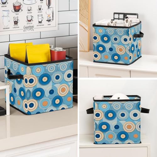 Panier de rangement durable : solution contre le désordre Blue Records - 8