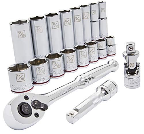 Kobalt 19-Piece 3/8-Inch Drive Mechanic Set