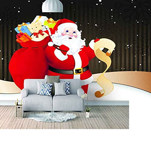 Papier peint auto-adhésif Père Noël pour relooker un salon - 2
