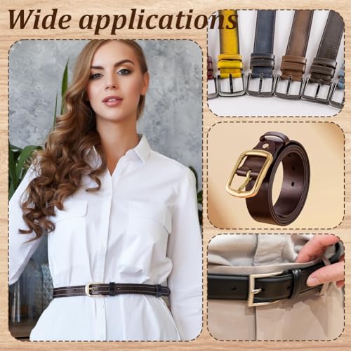 PH PandaHall 5pcs Leder Loop Keeper, Gürtel Keeper Schlaufen Echtes Rindsleder Taille Schleife Gürtel 5 Farben Lederschlaufen 15mm breite Gürtelschlaufen für Ersatzgurt Zubehör