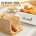 RYTOXILO Bread Slicer for Homemade Bread with Box, White Bread Storage for Kitchen Countertop with 3 in 1 Bamboo Lid, Bread Loaf Slicers Machine with Slicing Guide for Sandwich, Sourdough
