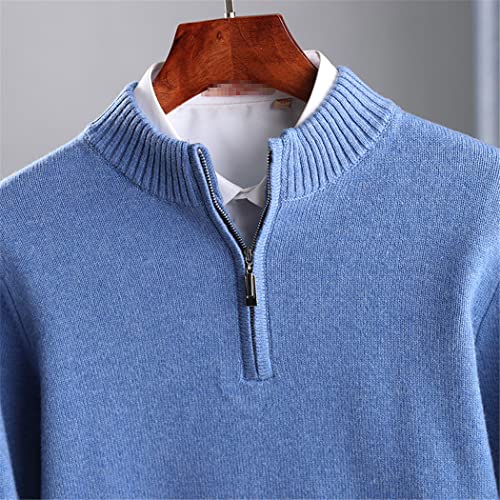 Pull cachemire homme col mi-haut | Isolation thermique en laine épaisse
