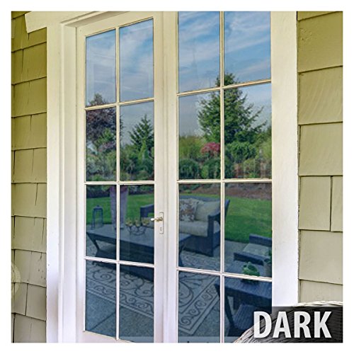 BDF PRBL Window Film Premium Color High Heat Control and Daytime Privacy Blue (36in X 14ft)