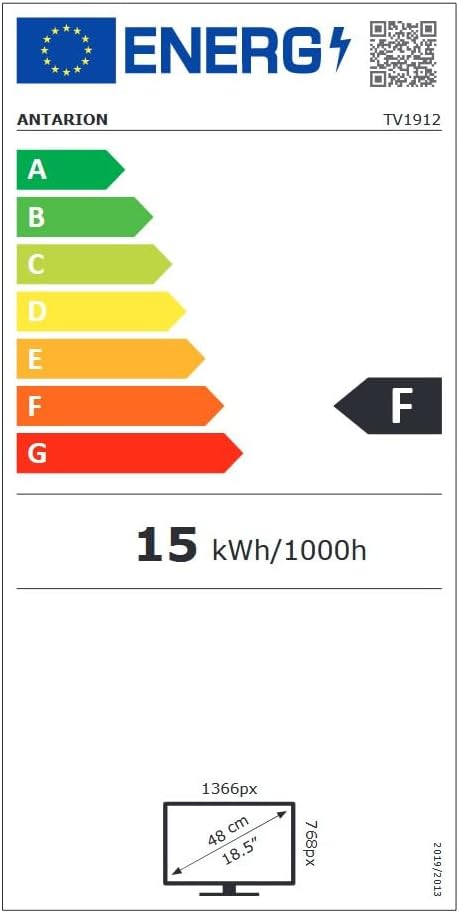 Antarion TV Energy Label