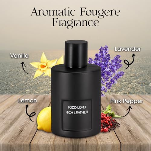 Image of AFLUXE Men's Cologne Todd Lord Original Natural Spray Eau De Toilette,Long-Lasting Scent Perfume for Men Elegant Bottle - Great Holiday Gift, 3.4 Fl Oz /100 Ml