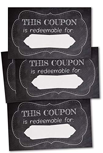 BUTIKUMI 50 Coupon Cards, Coupons for Mom, Wife...