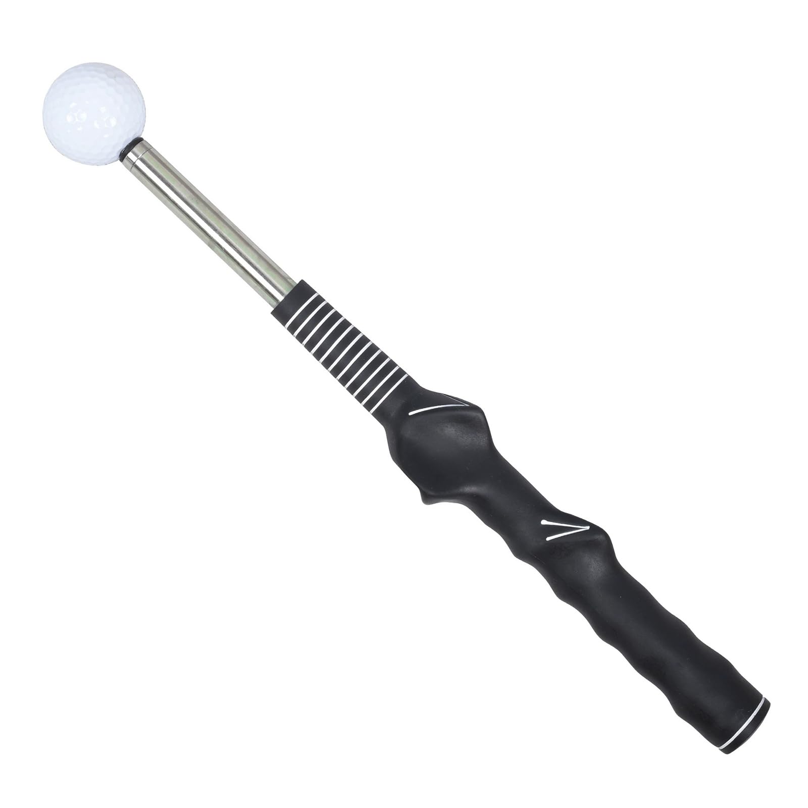 Entraîneur de swing de golf rétractable noir taille L pour débutant