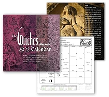 Calendar The Witches' Almanac 2022-2023 Wall Calendar Book