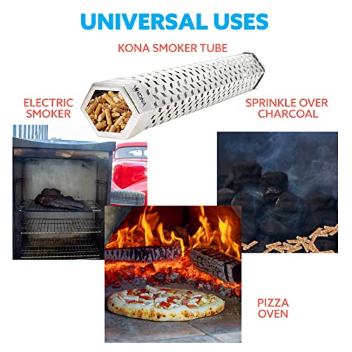 Kona 4D-S7S3-XJHV-8 Smoker Grilling Pellet Sets 8X /1 Pound Variety Pack  thumb #7