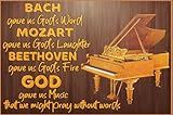 Your Talent is God Give to You Piano Vintage Metal Aluminum Tin Sign Door Signs Exterior Home Cave Garage bar Country Poster Club Wall Plaque Decoration Retro Aluminum Sign 8'x12'