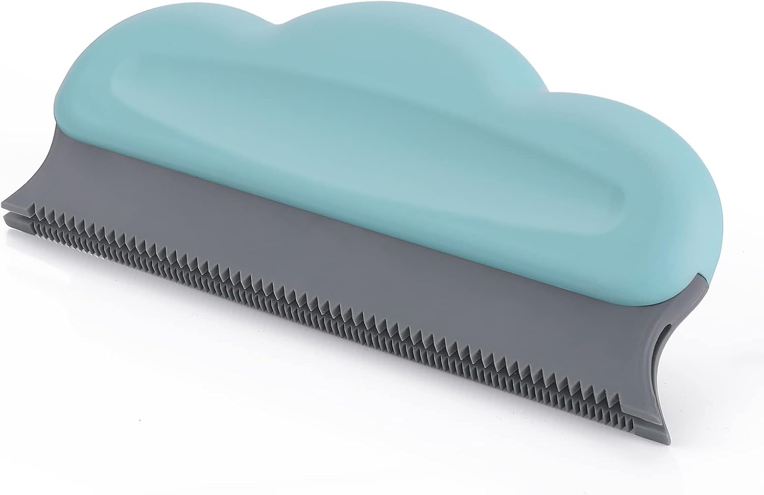 TIESOME Cepillo removedor de Pelo de Mascotas, Detalle de Pelo de Mascotas para Alfombra esponjosa, Herramienta de eliminación de Pelo de Perro y Gato, Mini Cepillo de Goma con Bordes Suaves(Azul)