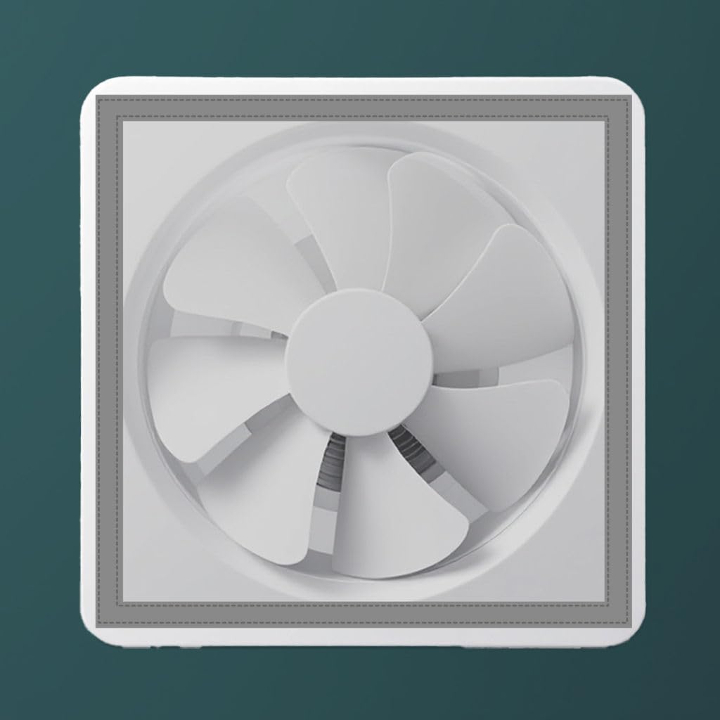 Exhaust Fan Mesh 25x25cm | 80 GSM Polyester Mosquito Net for Small Windows, Kitchen, Bathroom, Ventilation Fan | Dust, Lizard Blocker, Washable Grey Color-image-11
