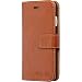 iPhone 6, 6s Wallet Case | Slim Folio Flip Faux Leather Cover with Cash and Credit Card slots | Durable and Lightweight with Kickstand | Strong Magnetic Closure | 2 Free Bonuses | Brown