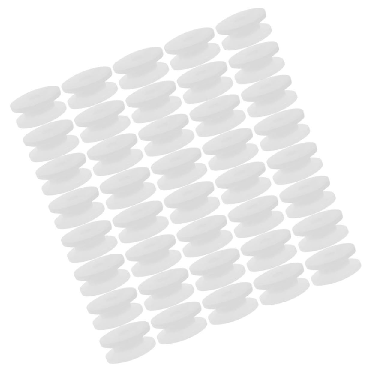 DECHOUS 1set Pulley Roller Bearing Car Caster Wheels Big Wheel Scooter Bearing Wheel Guide Roller Kit Puller Catapult Flag Hitch Wheel Bearing Screw Caps White 50pcs