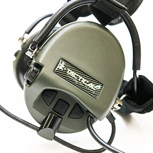 Auricular Z Tactical TCI Liberator II para llevar con casco sin presión en wargames 2