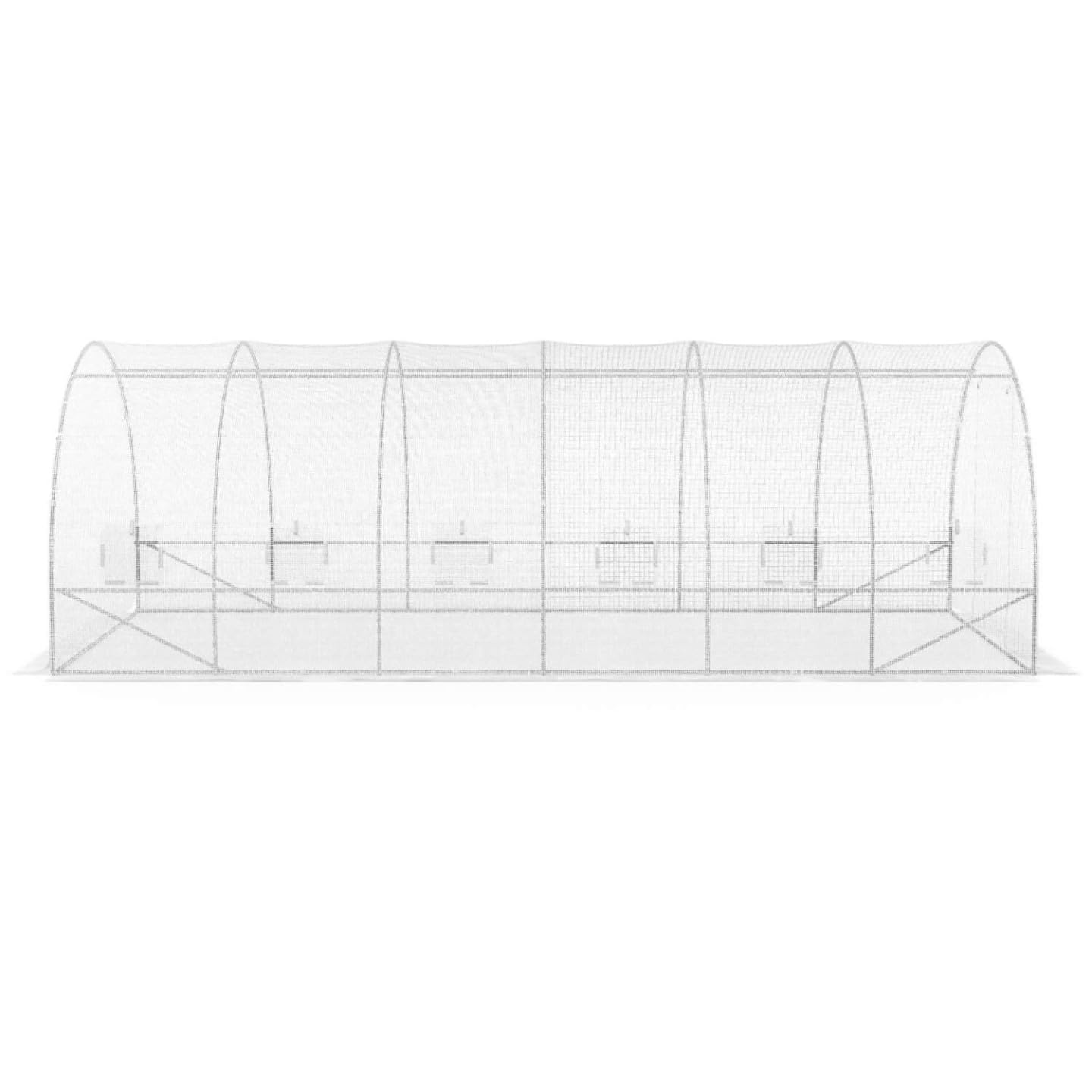 Probache - Bâche de Rechange 130gr/m² pour Serre Tunnel 18 m² Transparente CRIMÉE