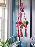 Talking Tables Boho Décor | Boho Chandelier Pom Poms Decoration