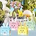 12 Pcs Adorable Easter Bunny Shaped Gift Boxes with 4 Fun Themes, Beautiful Easter Basket Stuffers for All Age Groups, Party Favors, and Holiday Gifts