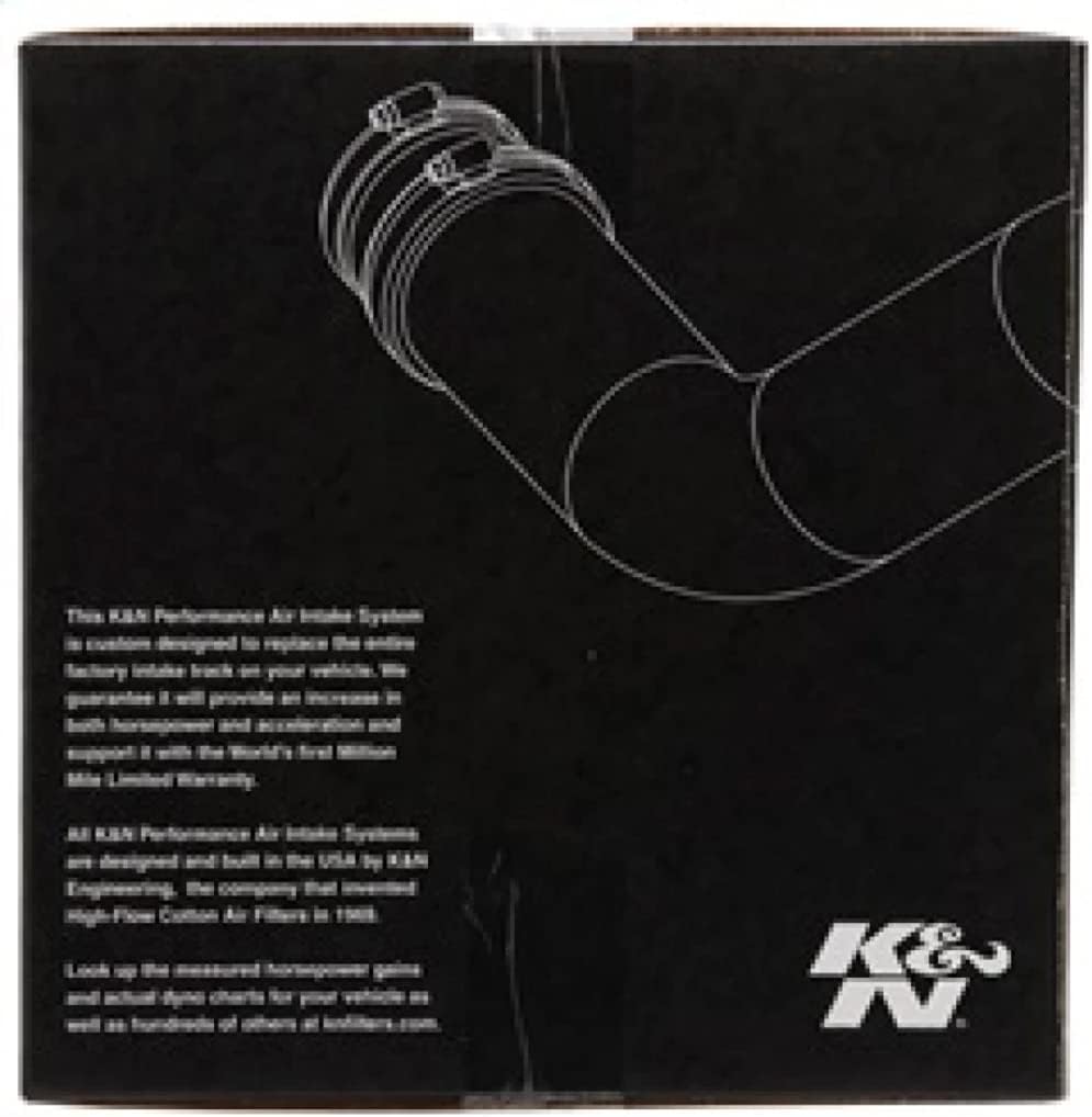 K&N Cold Air Intake System: High-Flow Air-Filter, Increase Performance & Horsepower: Compatible with 2006-2008 HONDA Ridgeline, 57-3515