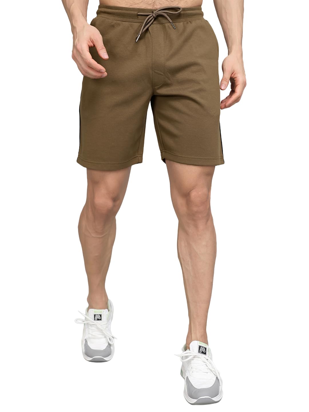 monte carlo Mens Regular Fit Solid Bermuda |Mid Rise, Drawstring Waist & Side Pockets | Casual Bermuda for Men's (Pack of 1)-picture-30