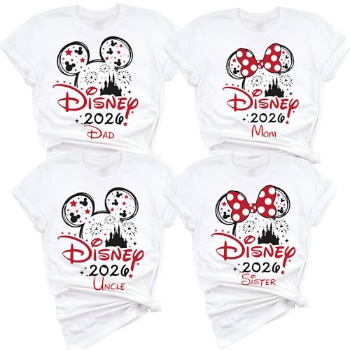 Image of Custom Family Trip Shirts 2026, Matching Vacation Tees, Fantasy Castle Theme Shirt, Group Travel Holiday Shirt