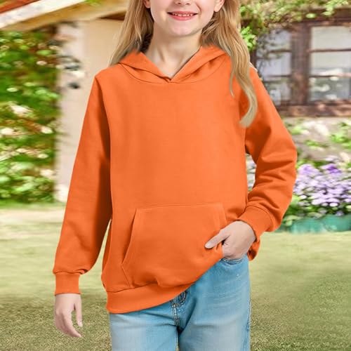 Boys Oversized Hoodies Long Sleeve Cute Sweatshirts Casual Solid Hoodies Pullover Hooded Tops Pocket Fall 2025 Clothes2