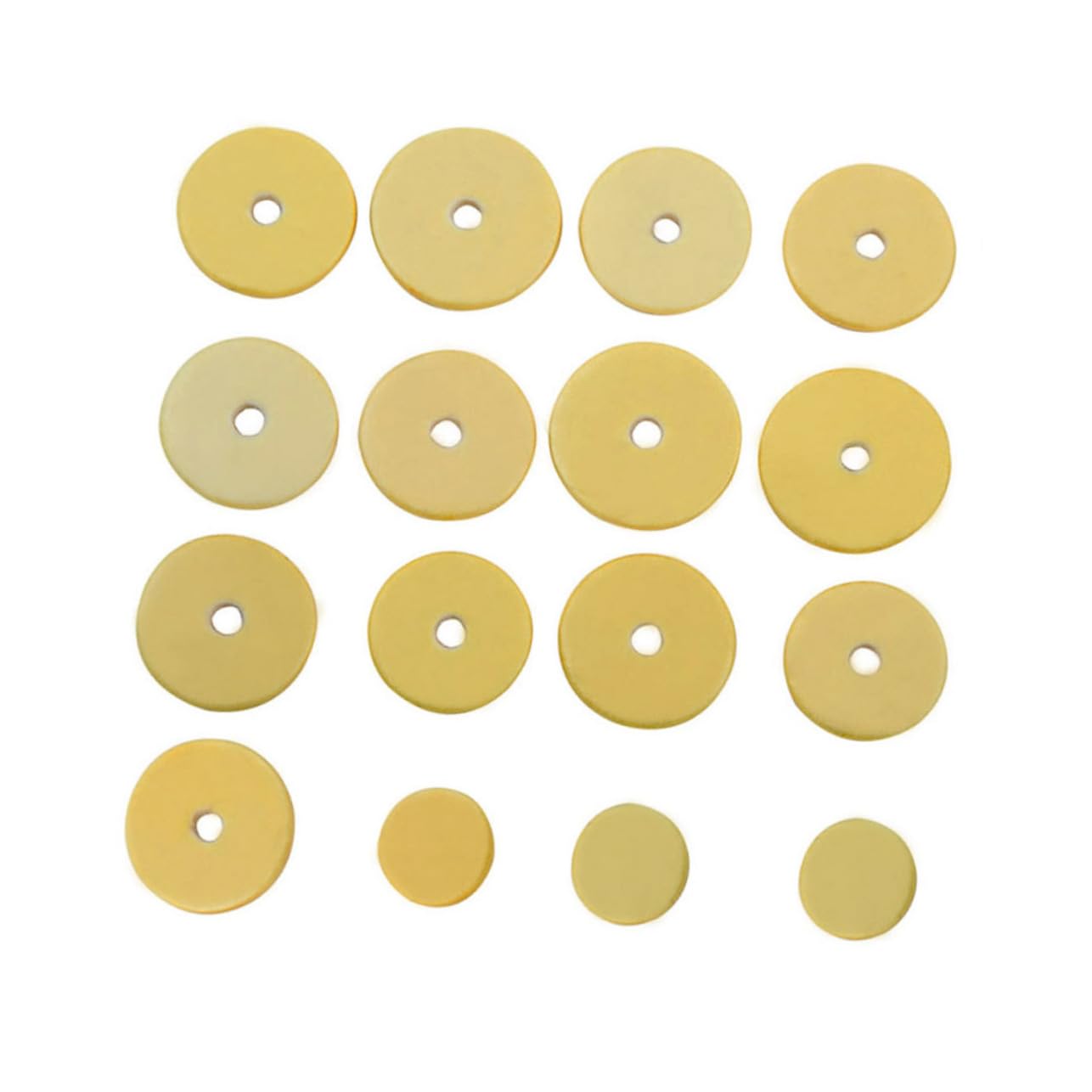 Totority Open Hole Pad Kit 16 Pcs Wood Flute Maintenance Tool Flute Pad for Repair