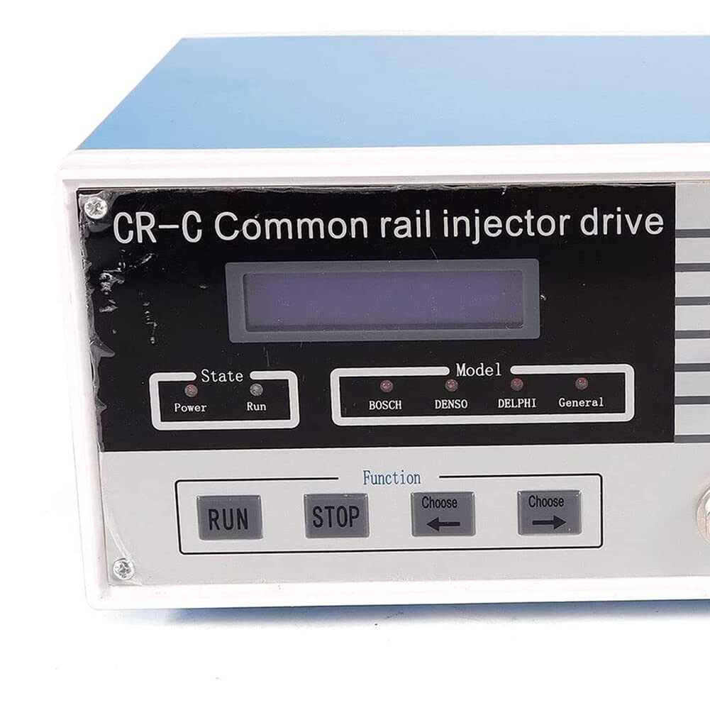 Comprobador de inyectores de riel común Probador de inyectores diesel multifunción, CR-C Probador de boquillas diesel profesional multifunción + Probador de boquillas de inyector de combustible S60H