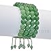 AD Beads Natural 8mm Gemstone Bracelets Healing Power Crystal Macrame Adjustable 7-9 Inch (Green Aventurine)