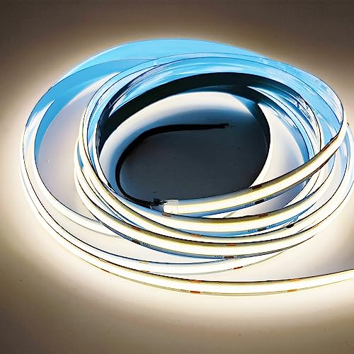 Tira LED COB 320 LEDs/m 8mm 12V Luz Natural 4000K miniatura 2