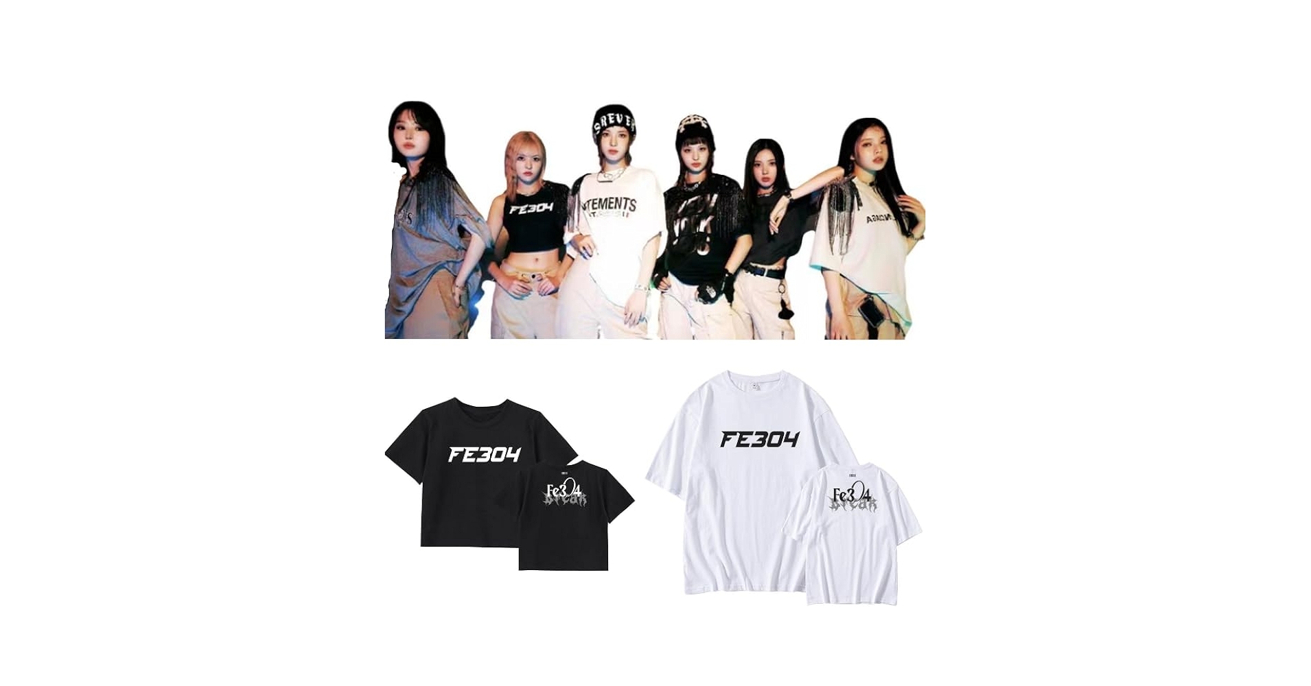 Amazon.co.jp: NMIXX グッズ Fe3O4 Tシャツ アルバム 応援服