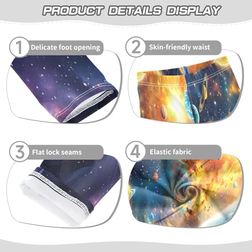 Toddler Girls Leggings Printed Yoga Pants Leggings Milky Way for Kids3