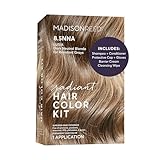Madison Reed Radiant Hair Color Kit - 8.5NNA Dark Neutral Blonde (Lusia Blonde), 100% Gray Hair Coverage Permanent Hair Dye for Resistant Grays | PPD-Free & Ammonia-Free, 1 Pack