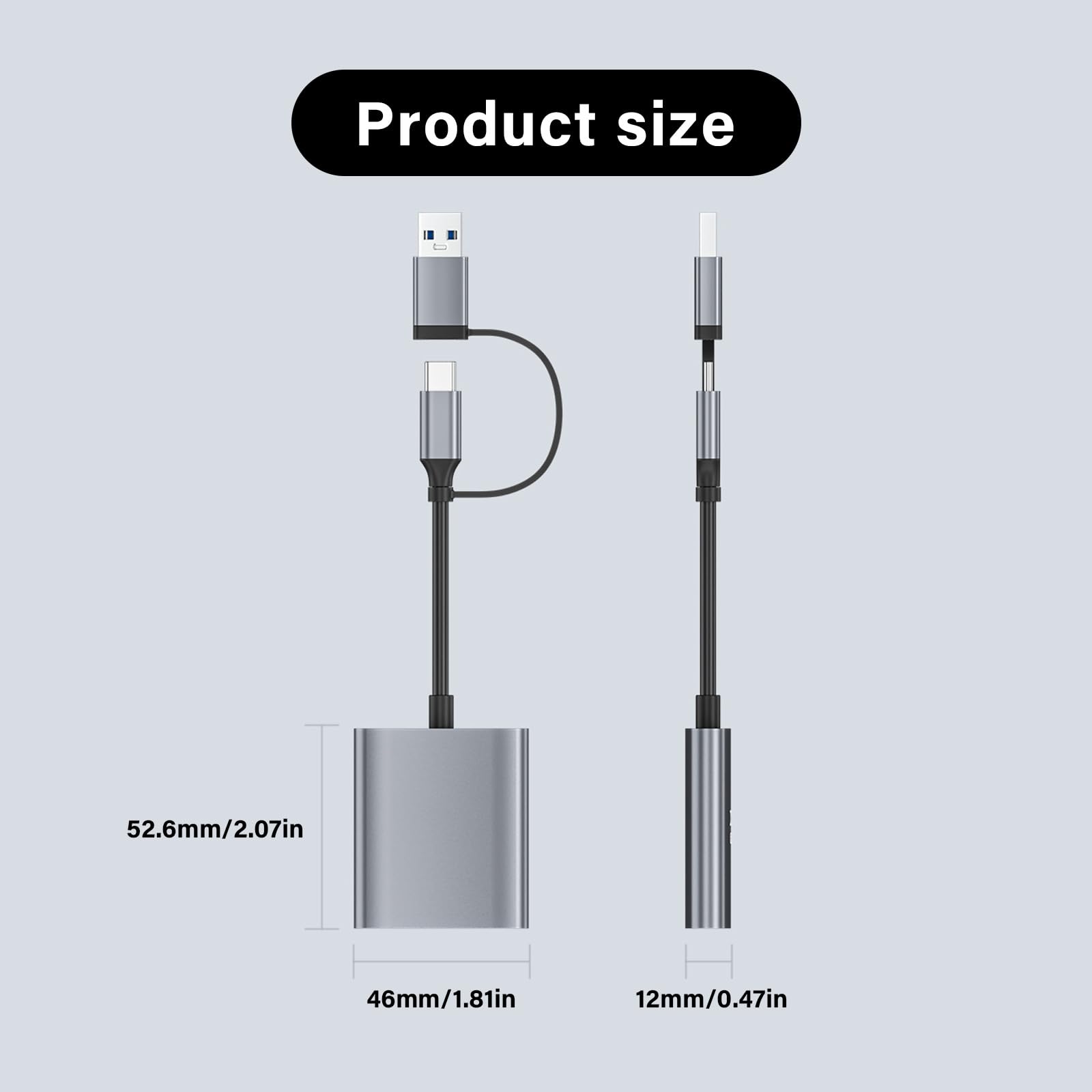 Adaptateurs de cartes XQD rapides pour ordinateurs, tablettes, appareils mobiles, vitesse de transfert 5 Gbit/s, construction robuste pour lecteur de cartes série G/M