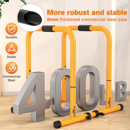 relife rebuild your life dip station functional heavy duty dip stands fitness workout dip bar station stabilizer parallette push up stand
