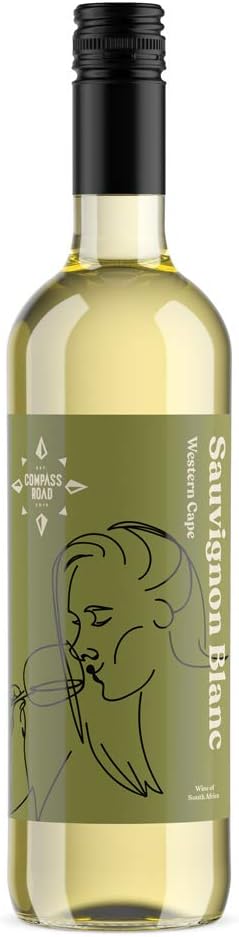 Amazon Brand - Compass Road Sauvignon Blanc, South Africa (1x75cl)